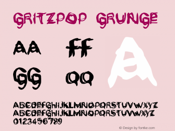 Gritzpop Grunge Version 001.000图片样张