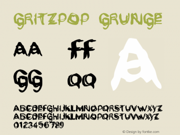Gritzpop Grunge Version 001.000图片样张