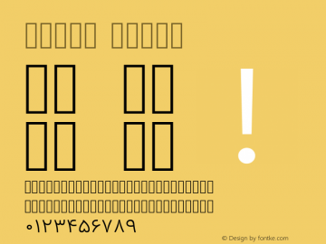 Vazir Light Version 6.3.4 Font Sample