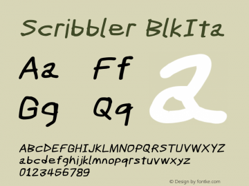 Scribbler BlkIta Version 1.001图片样张