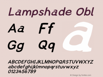 Lampshade Obl Version 1图片样张
