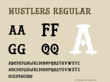 Hustlers Regular Unknown图片样张