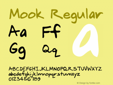 Mook Regular Altsys Metamorphosis:2/28/95图片样张