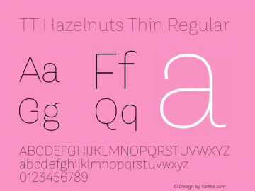 TT Hazelnuts Thin Regular Version 1.000图片样张