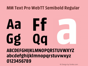 MM Text Pro WebTT Semibold Regular 1.005图片样张