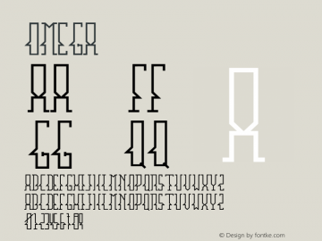 Omega ☞ 1.000;com.myfonts.easy.thinkdust.omega.regular.wfkit2.version.3CeY图片样张