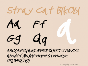 Stray Cat BlkObl Version 1.0图片样张