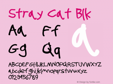 Stray Cat Blk Version 1.0图片样张