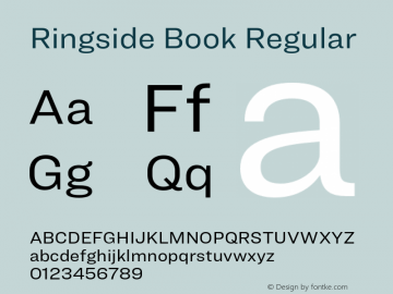 Ringside Book Regular Version 1.200图片样张