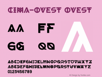 Cima-Ovest Ovest 1.003图片样张