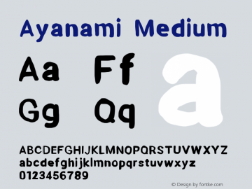 Ayanami Medium Version 1.0图片样张