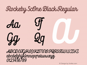 Rockeby ScOne Black Regular Version 1.000;PS 001.000;hotconv 1.0.88;makeotf.lib2.5.64775 Font Sample