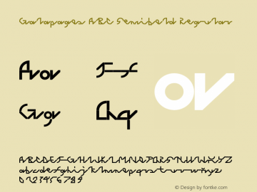 Galapagos ABC Semibold Regular Version 1.002;PS 001.002;hotconv 1.0.88;makeotf.lib2.5.64775图片样张