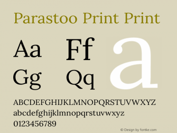 Parastoo Print Print Version 1.0.0-alpha3图片样张