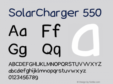 SolarCharger 550 Version 1.100图片样张