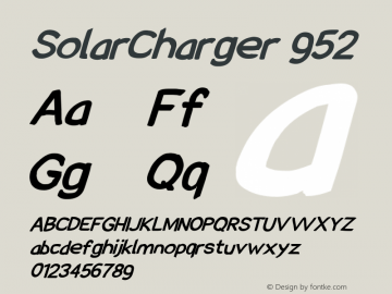 SolarCharger 952 Version 1.100图片样张