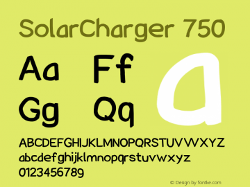 SolarCharger 750 Version 1.100图片样张