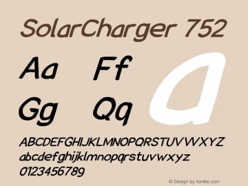 SolarCharger 752 Version 1.100图片样张