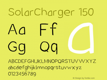 SolarCharger 150 Version 1.100图片样张