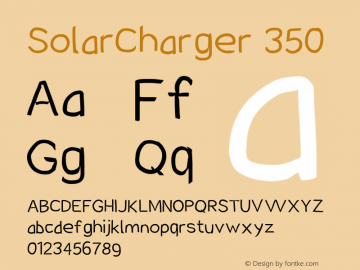 SolarCharger 350 Version 1.100图片样张