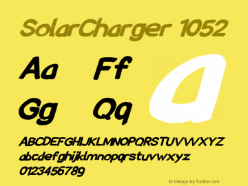 SolarCharger 1052 Version 1.100图片样张