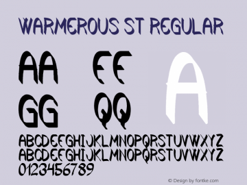 Warmerous St Regular Version 1.00 February 22, 2017, Free for personal use | southype.com Font Sample