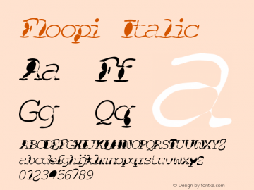 Floopi Italic 1.0图片样张