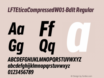 LFTEticaCompressedW01-BdIt Regular Version 1.10图片样张
