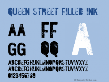 Queen Street Filled Ink Version 1.000;PS 001.001;hotconv 1.0.56图片样张
