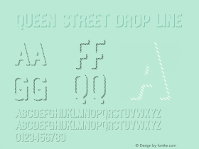 Queen Street Drop Line Version 1.000;PS 001.001;hotconv 1.0.56图片样张