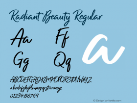 Radiant Beauty Regular Version 1.000图片样张