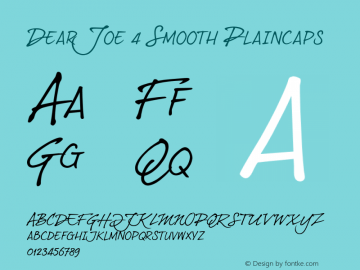 Dear Joe 4 Smooth Plaincaps Version 1.005图片样张