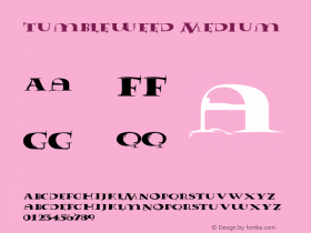 Tumbleweed Medium 001.000 Font Sample