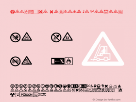 Linotype Warning Pi Regular 001.001图片样张