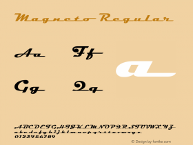 Magneto Regular 001.000 Font Sample