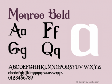 Monroe Bold Unknown图片样张