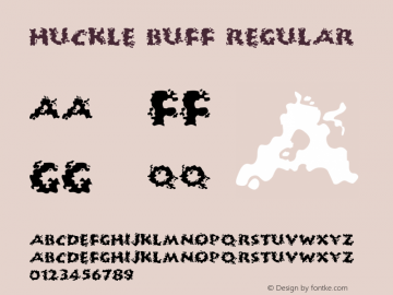 Huckle Buff Regular The Doodle Remix图片样张