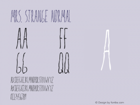 Mrs. Strange Normal 1.1图片样张