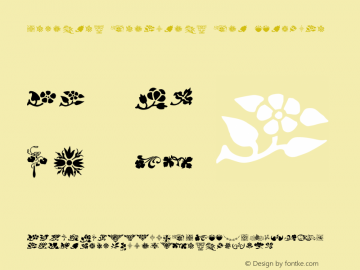 Printers Ornaments One Regular 1.0图片样张