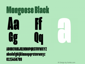 Mongoose Black Version 1.000图片样张