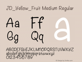 JD_Yellow_Fruit Medium Regular Version 1.000图片样张