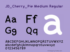 JD_Cherry_Pie Medium Regular Version 1.000图片样张