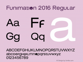 Funimation 2016 Regular Version 1.00 January 1, 1904, initial release图片样张