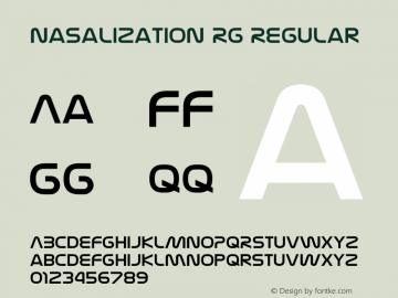 Nasalization Rg Regular Version 4.001图片样张