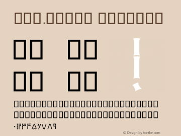 Far.Bomba Regular 1.5 - 1390 Font Sample