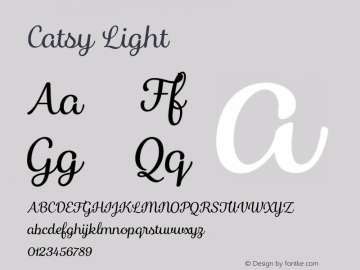 Catsy Light Version 1.000图片样张