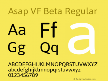 Asap VF Beta Regular Version 1.007图片样张
