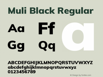 Muli Black Regular Version 2.001图片样张