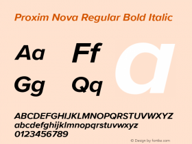 Proxim Nova Regular Bold Italic Version 3.005;com.myfonts.easy.marksimonson.proxima-nova.bold-it.wfkit2.version.4Ep3图片样张