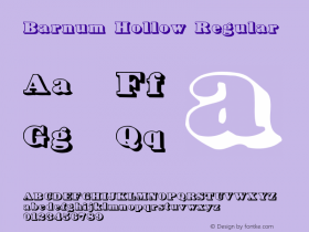 Barnum Hollow Regular Unknown图片样张